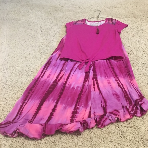 Justice Other - Girls Justice size 10 top size 12 skirt &necklace